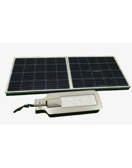 Luminaria Led Solar W De Potencia Para Exterior Y Jardin Con Panel