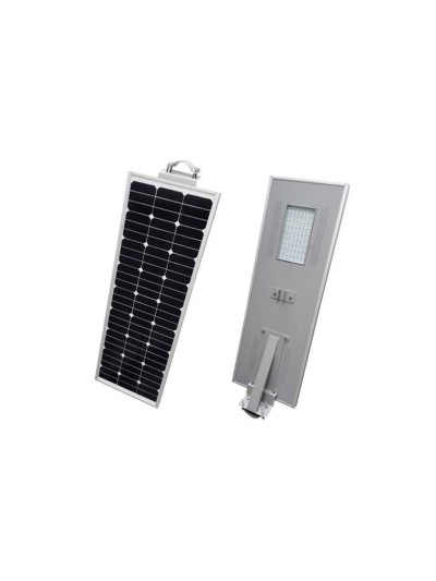 Luminarias Led Solares 80W Serie AIO Panel Solar Integrado Alumbrado Público All In One