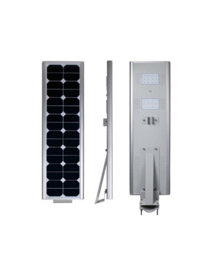 Luminarias Led Solares 25W Serie AIO Panel Solar Integrado Alumbrado Público All In One