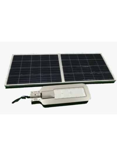Luminaria Led Solar 80W De Potencia para Exterior y Jardin con Panel Solar de Alta Potencia