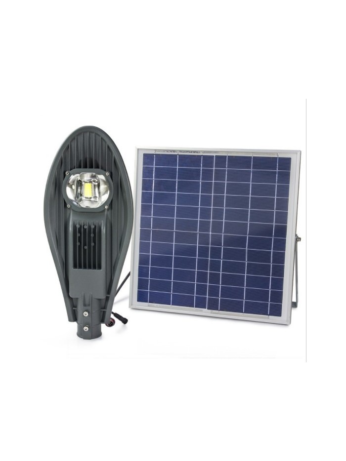 Luminaria Led Solar 60W De Potencia con Lupa para Exterior y Jardin con Panel Solar de Alta Potencia